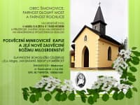 V Šimonovicích posvětí opravenou Minkovickou kapli 